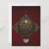 Het embleem van de liefde. kaart (Achterkant)