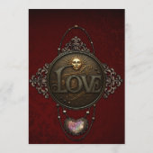 Het embleem van de liefde. menu (Achterkant)
