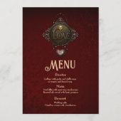 Het embleem van de liefde. menu (Voorkant)
