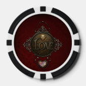 Het embleem van de liefde. poker chips (Voorkant)