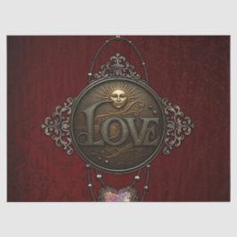 Het embleem van de liefde. tissuepapier