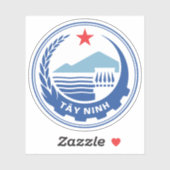 Het embleem van de provincie Tây Ninh Sticker (Vel)