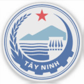 Het embleem van de provincie Tây Ninh Sticker (Voorkant)