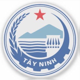 Het embleem van de provincie Tây Ninh Sticker