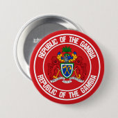 Het Embleem van de Ronde van Gambia Button 7,6 Cm (Voorkant /achterkant)
