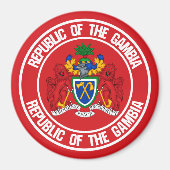 Het Embleem van de Ronde van Gambia Magneet (Voorkant)