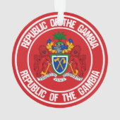 Het Embleem van de Ronde van Gambia Ornament (achterkant)