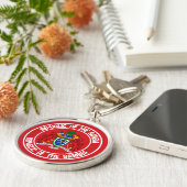 Het Embleem van de Ronde van Gambia Sleutelhanger (Zijkant)