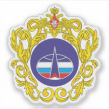 Het embleem van de Russische ruimtemacht