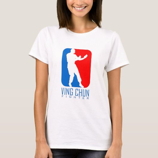 Het Embleem van de Vechter van Chun van Ving (Ip T-shirt (Voorkant)