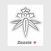 Het embleem van Kamakura, Kanagawa Sticker (Vel)