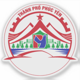 Het embleem van Thành Phố Phúc Yên, Vietnam Sticker