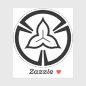 Het embleem van Tokorozawa, Saitama Sticker (Vel)