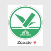 Het embleem van Vinh Long, Vietnam Sticker (Vel)