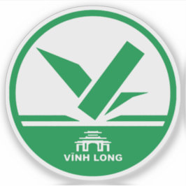 Het embleem van Vinh Long, Vietnam Sticker