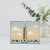 Het  Empire State Building in New York Briefkaart (Staand voorkant)