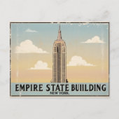 Het  Empire State Building in New York Briefkaart (Voorkant)