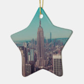 Het Empire State Building Keramisch Ornament (Links)