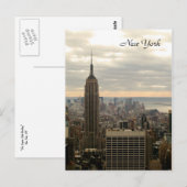 Het Empire State Building (Kleur) Briefkaart (Voorkant / Achterkant)