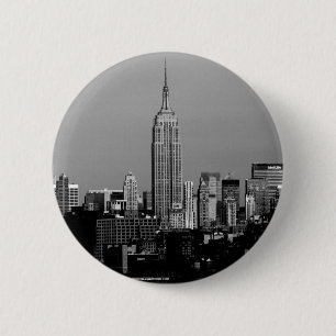 Het Empire State Building Ronde Button 5,7 Cm