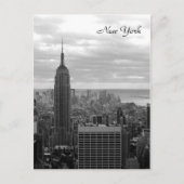 Het Empire State Building (zwart-wit) Briefkaart (Voorkant)