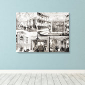 Het Empire Theater, het Leicester Square Canvas Afdruk (Insitu (Houten vloer))