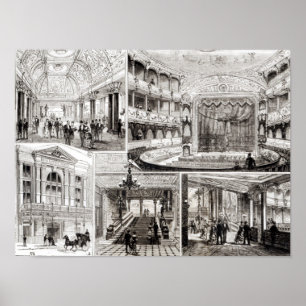 Het Empire Theater, het Leicester Square Poster