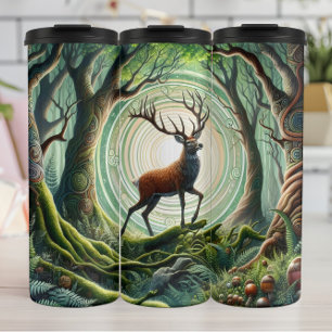 Het Enchanted Forest Deer Portal. Thermosbeker