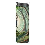 Het Enchanted Forest Deer Portal. Thermosbeker (Geroteerd rechts)