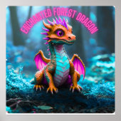 Het Enchanted Forest Dragon Poster (Voorkant)