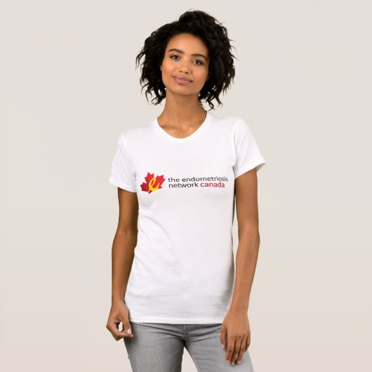 Het Endometriosis Network Canada T-shirt (Voorkant volledig)
