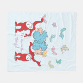 Het ene ding twee, het zijn de kleine dingen! fleece deken (Voorkant (Horizontaal))
