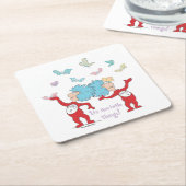 Het ene ding twee, het zijn de kleine dingen! kartonnen onderzetters (Schuin)