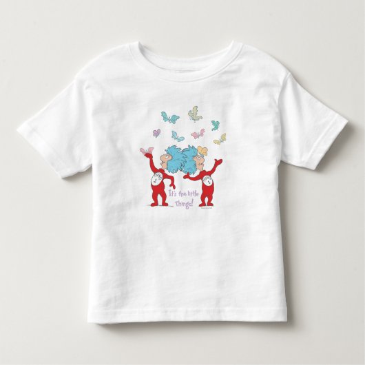 Het ene ding twee, het zijn de kleine dingen! kinder shirts (Voorkant)