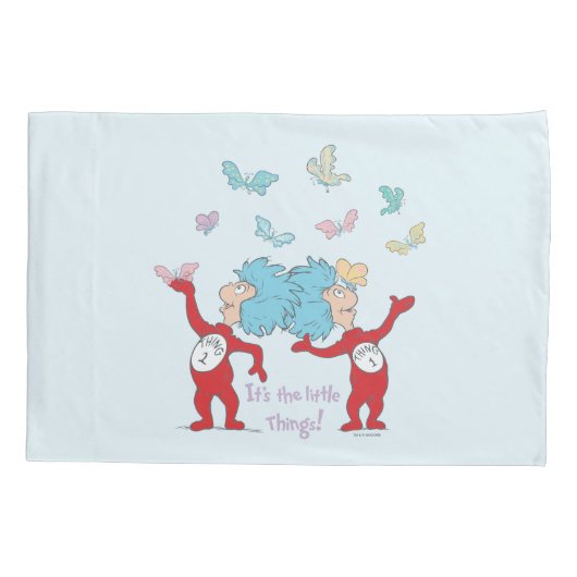 Het ene ding twee, het zijn de kleine dingen! kussensloop (Achterkant)