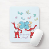 Het ene ding twee, het zijn de kleine dingen! muismat (Met muis)