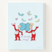 Het ene ding twee, het zijn de kleine dingen! notitieboek (Achterkant)