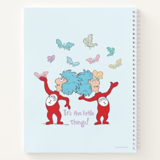 Het ene ding twee, het zijn de kleine dingen! notitieboek (Achterkant)