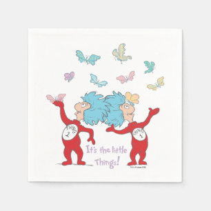 Het ene ding twee, het zijn de kleine dingen! servet