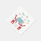 Het ene ding twee, het zijn de kleine dingen! servet (Hoek)