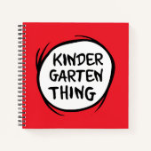 Het ene ding twee - Kleuterschool ding Notitieboek (Voorkant)