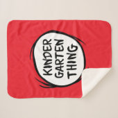 Het ene ding twee - Kleuterschool ding Sherpa Deken (Voorkant (horizontaal))