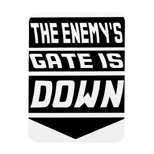 Het Enemy's gewas is omlaag. Magneet (Verticaal)