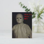 Het enge Cijfer in Witte Wik u was hier Briefkaart (Staand voorkant)