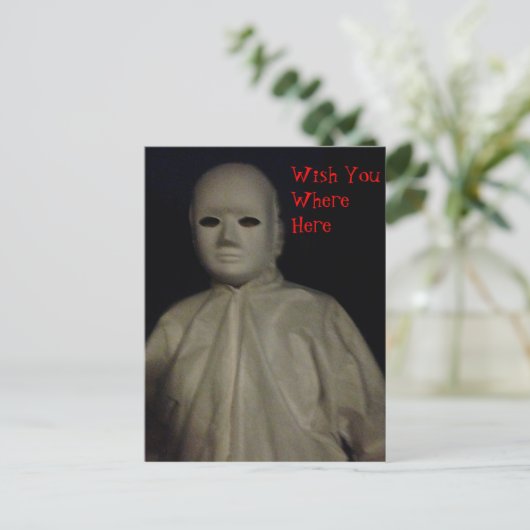 Het enge Cijfer in Witte Wik u was hier Briefkaart (Staand voorkant)