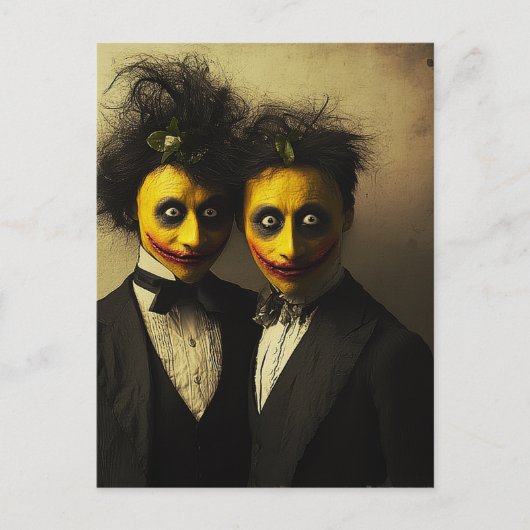 Het enge citroenvolk briefkaart (Voorkant)