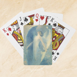 Het Engel Olieverfschilderij William Baxter Closso Pokerkaarten