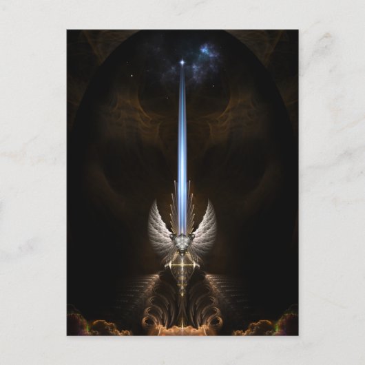 Het engel-zwembad van Arkledious Briefkaart (Voorkant)