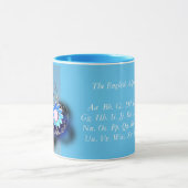 Het Engelse alfabet Mok (Midden)