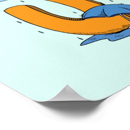 Het Engelse alfabet Poster (Hoek)